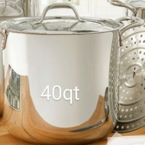 Stockpot w/steaming rack